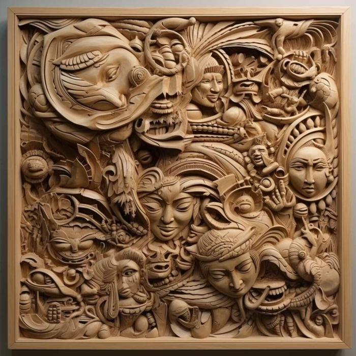 نموذج ثلاثي الأبعاد لآلة CNC 3D Art 